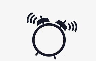 卡通闹钟铃声振动免抠