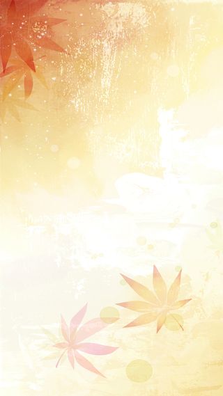 淡雅枫叶PSD分层H5背景素材高清