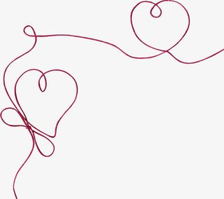 红绳png图片免抠