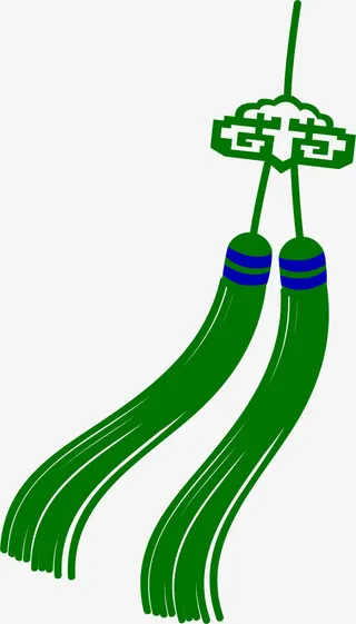 绿色清新中式端午装饰免抠