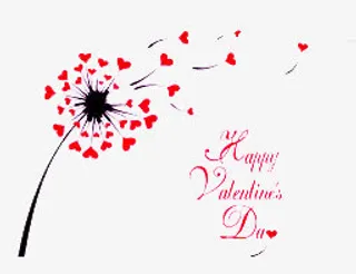 情人节快乐插画免抠