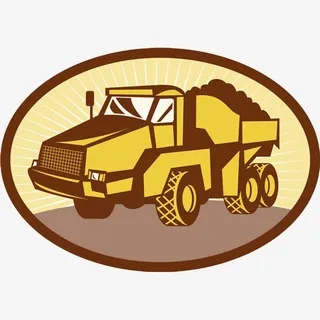 拦着渣土的车免抠