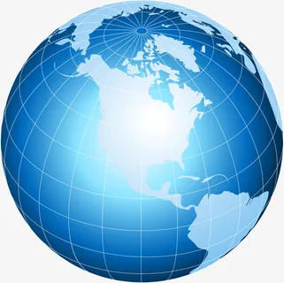 梦幻蓝色科技地球免抠 梦幻蓝色科技地球免抠
