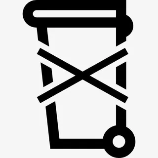 不可回收的图标免抠