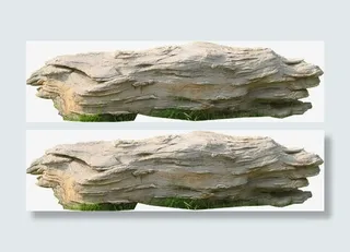 岩石石头崎岖石块免抠