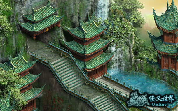 古代建筑皇宫立绘高清免抠