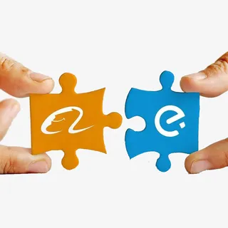 阿里巴巴与饿了么创意图标免抠