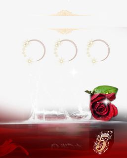 红色护肤品海报免抠