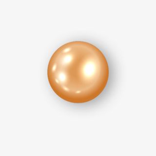 金色渐变圆球元素免抠