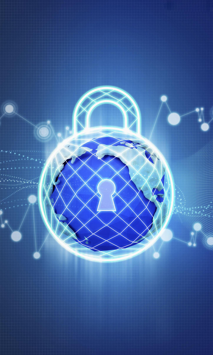 科技感蓝色背景广告背景高清