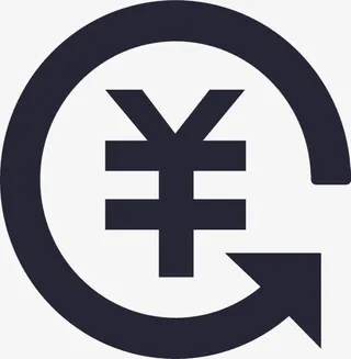 开闭式箭头里面圈起了钱免抠