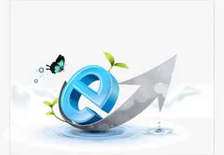 矢量网络字母E免抠