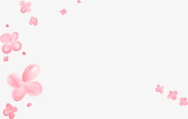 漂浮的花朵免抠