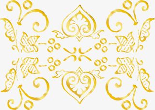 中式金色边框VIP卡设计免抠