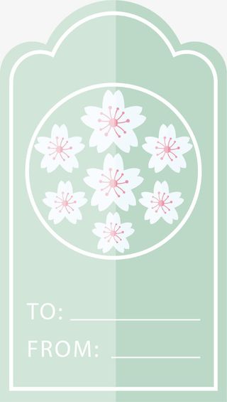 蓝色贺卡矢量图免抠