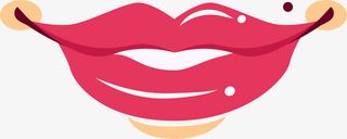 情人节美丽的嘴唇免抠