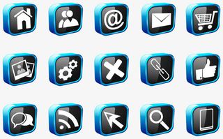 科技元素信息图标矢量免抠