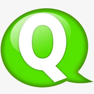 演讲气球绿色问图标免抠