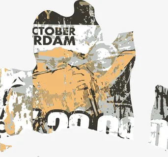 黄色复古花纹背景