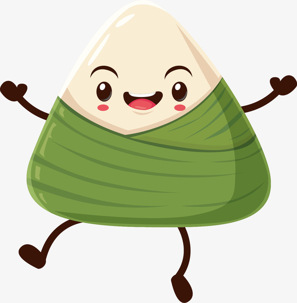 端午节粽子表情免抠