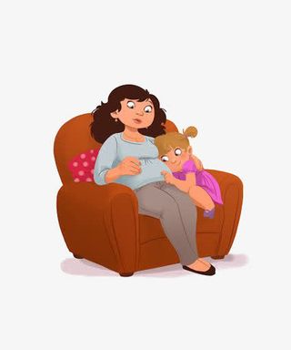 卡通温馨母女免抠