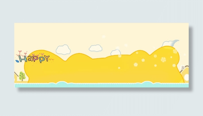 淘宝天猫双卡通背景