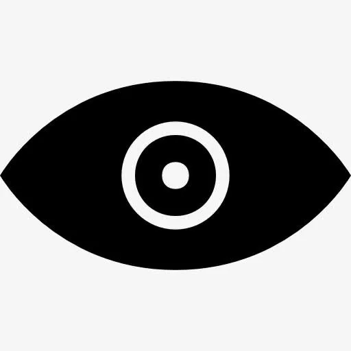 黑眼圈的符号可视化图标免抠
