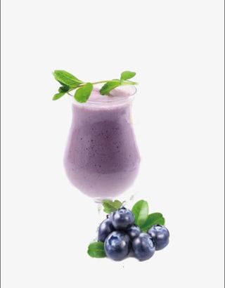 蓝莓饮品免抠