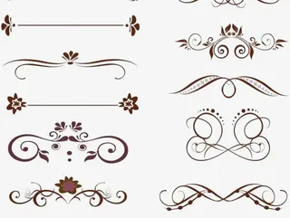 多种黑白花纹免抠