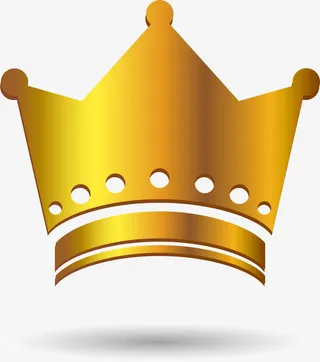 金色闪耀皇冠免抠