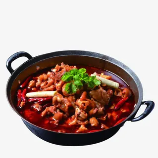 红油铁锅炖鸡免抠 红油铁锅炖鸡免抠