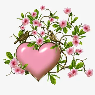 鲜花花草水彩花草素材免抠