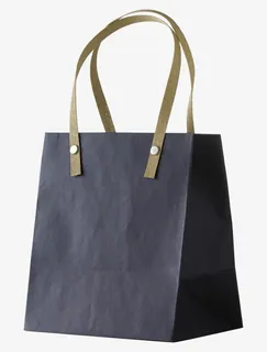 简约风格手提袋免抠