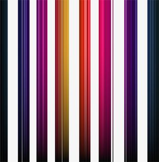 多彩渐变线条免抠
