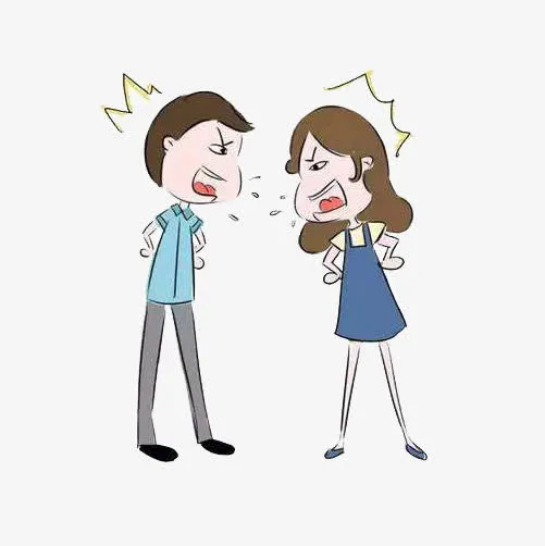 二个情侣吵架免抠