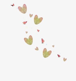 飞舞渐变的蝴蝶免抠