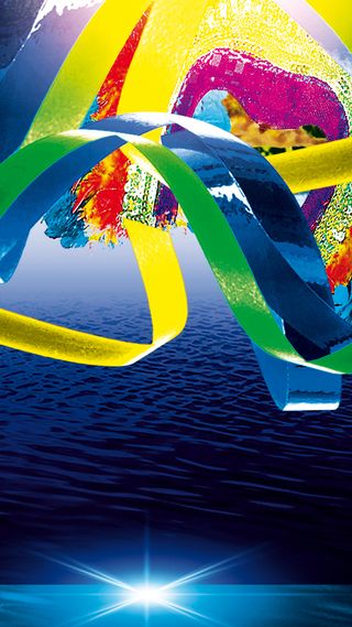 扁平彩色H5背景高清