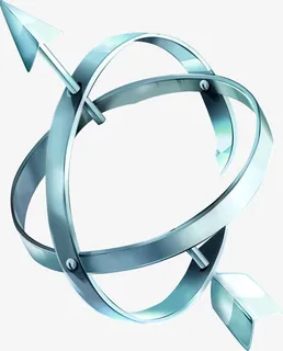 金属设计箭头造型免抠