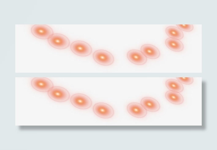 圆圈两点渐变底纹免抠