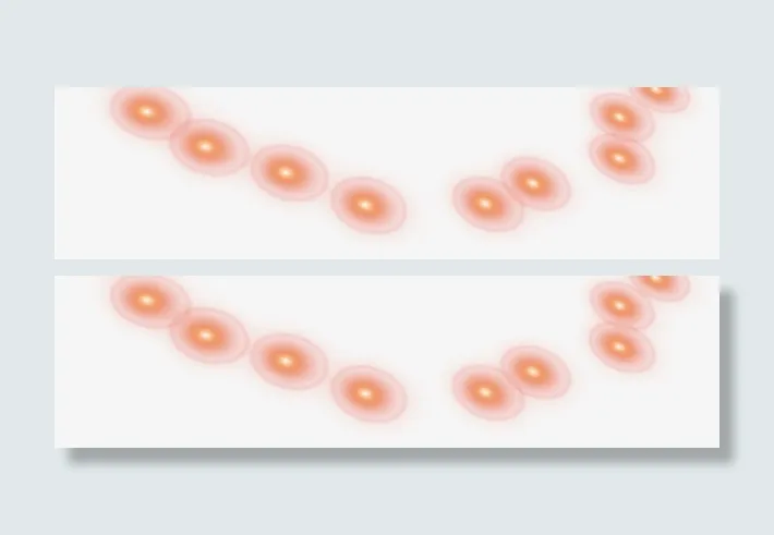 圆圈两点渐变底纹免抠