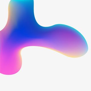 简约彩色渐变流体设计素材合集免抠
