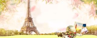 春天出境游海报高清