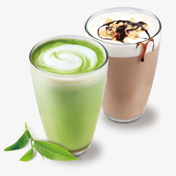 两杯奶茶免抠