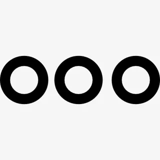 三个小圆圈图标免抠