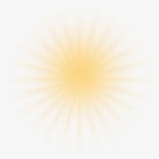 小尺寸放射性旋转黄色炫光正方形免抠