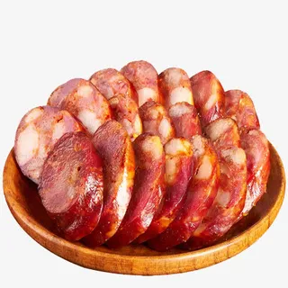一盘美味腊香肠免抠