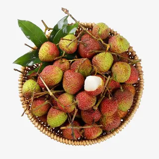 簸箕里的荔枝免抠