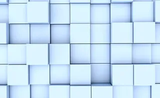 浅蓝色凹凸立体方块背景