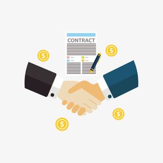 矢量扁平化商务理财免抠