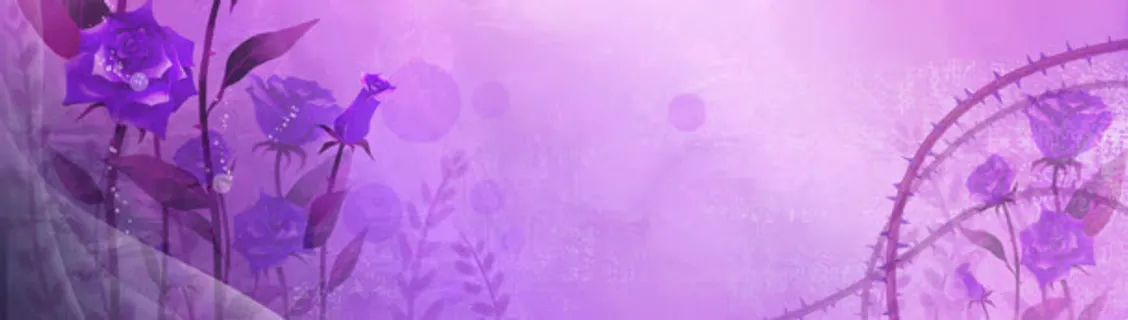 高清炫彩花卉banner背景